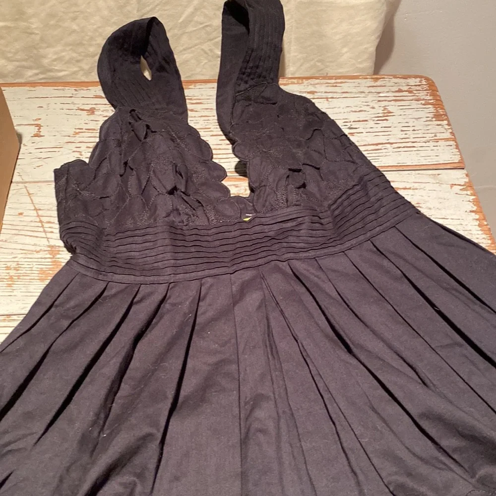 Vintage Catherine Malandrino Black Dress - Picture 3 of 9